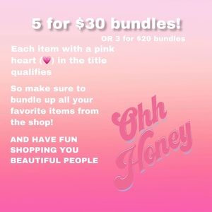 💗 5 For $30 Bundles